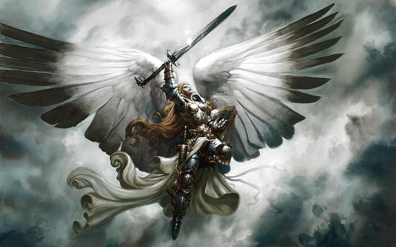 The Gathering Angel, angel, fantasy-girls, HD wallpaper