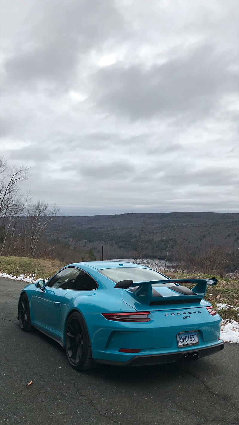 Porsche Gt3 Blue Car Supercar Sports New America Mountains Hd Mobile Wallpaper Peakpx