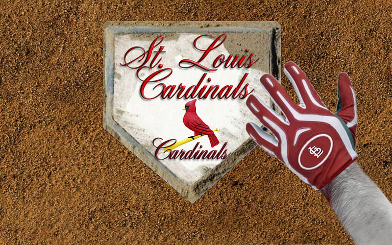 St Louis Cardinals, home plate, baseball, esports, HD wallpaper