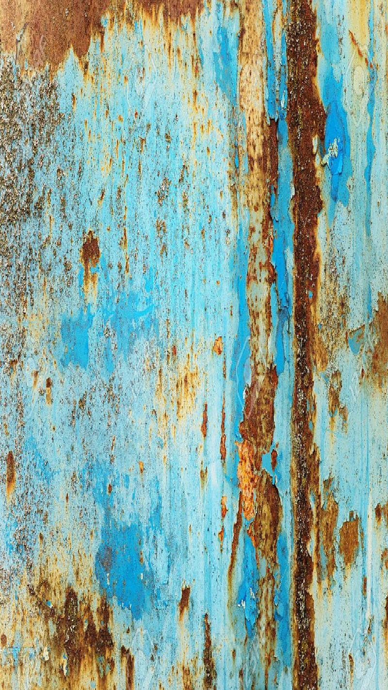 Rusty, rust, paint, barn, rustic, abstract, blur, metallic, metal, HD phone wallpaper