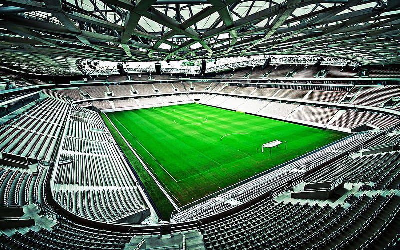 Allianz Riviera Inside View Football Field French Football Stadium Nice Hd Wallpaper Peakpx
