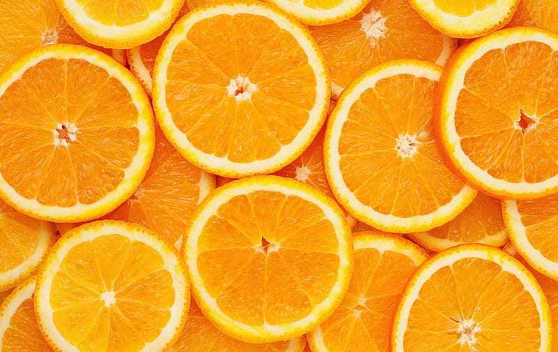 Orange slices, fruit, food, orange, slice, dessert, sweet, HD wallpaper