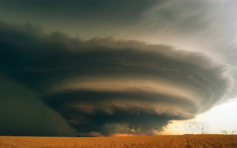 Kansas State Local severe storm, HD wallpaper