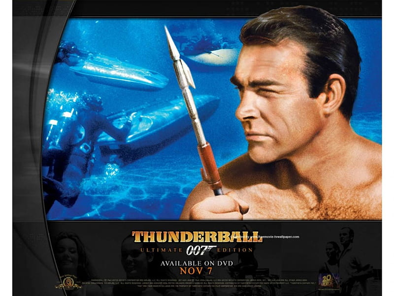 thunderball, james, bond, 007, HD wallpaper