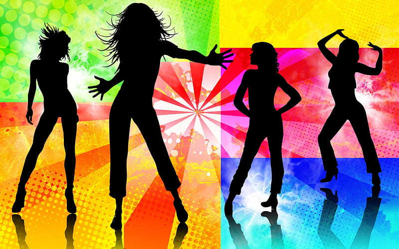 Dancing Babes-Illustration Design, HD wallpaper