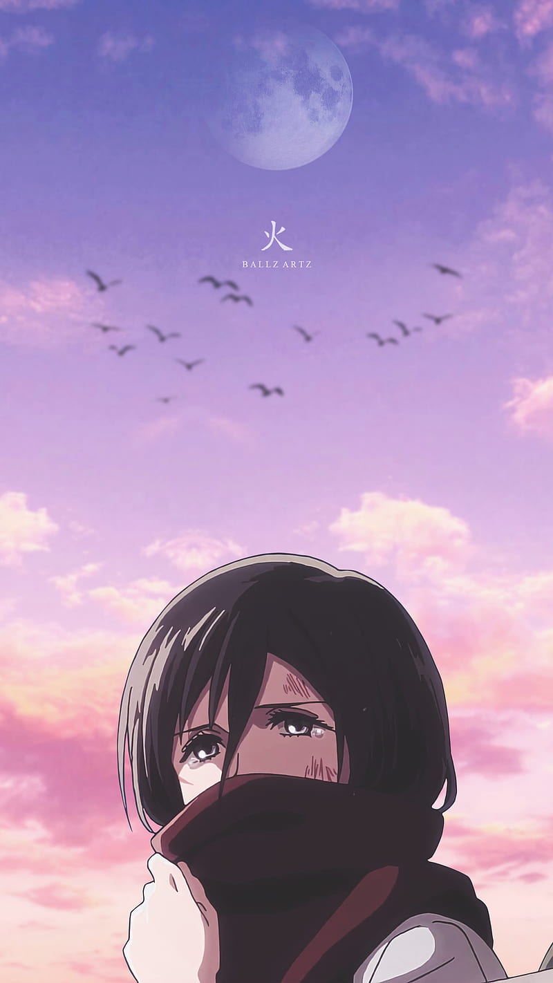 Mikasa Ackerman, anime, eren, girl, levi, modern, naruto, pink, solid, HD  phone wallpaper | Peakpx