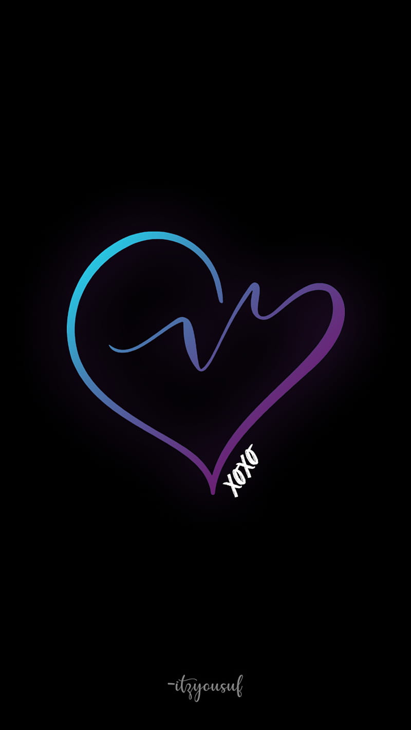 Heart Whatsapp DP, love, profile pic, unique, whatsapp dp, xoxo ...