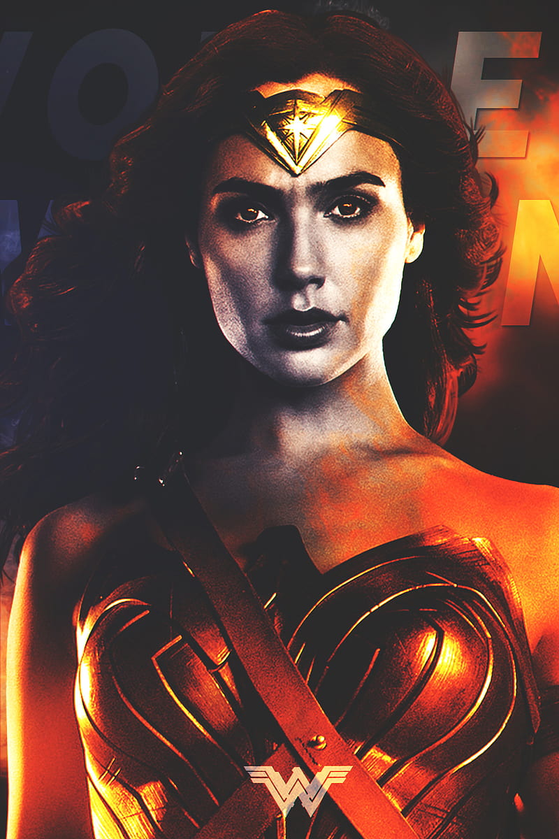 Wonder Woman, dc, dccomics, desenho, marvel, mujer maravilla, wonderwoman, HD phone wallpaper