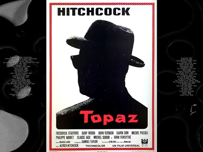 Topaz02, alfred hitchcock, posters, classic movies, Topaz, HD wallpaper