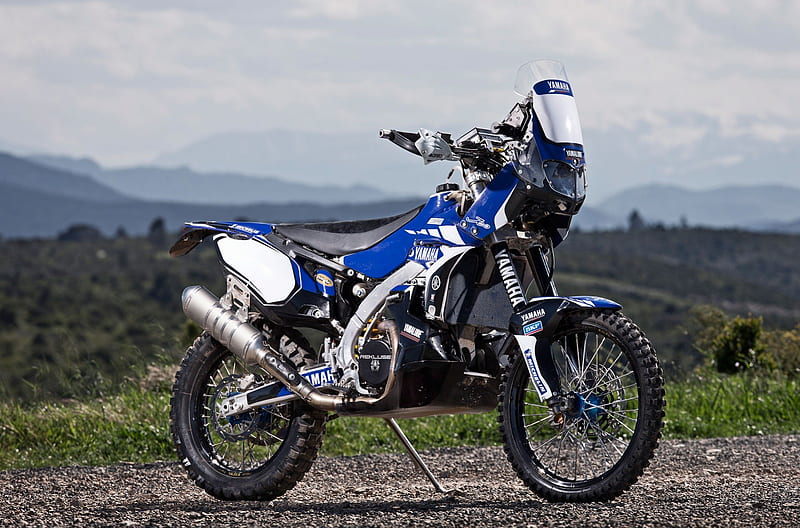 Yamaha YZ450F Dakar Bike, thrill, bike, rally, ride, HD wallpaper