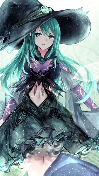 Witch185  Halloween Anime Girl Transparent PNG  500x374  Free Download  on NicePNG