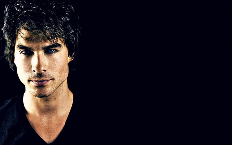 Ian Somerhalder Vampire Diaries Black Man By Cehenot Damon Tv Series Blue Eyes Hd 0004