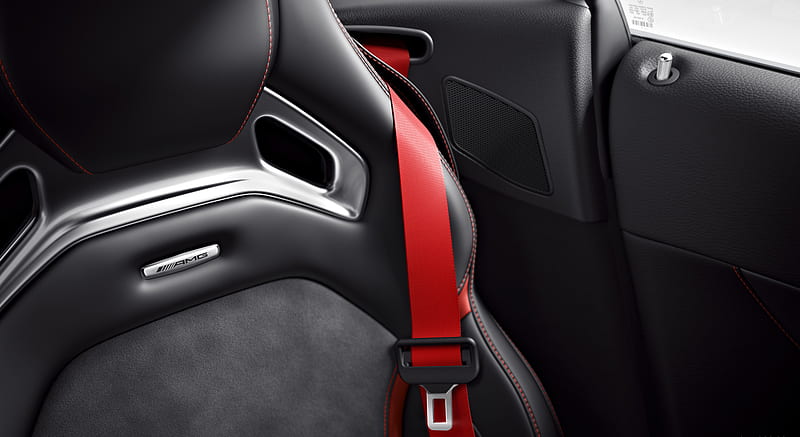 - AMG Performance Seats (Nappa Leather / DINAMICA Microfibre Black) - Interior , car, HD wallpaper