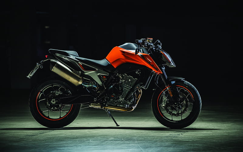 KTM 790 Duke, studio, 2018 bikes, superbikes, KTM, HD wallpaper