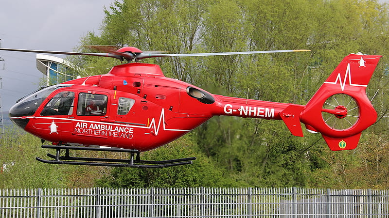 Eurocopter EC 135 T2 - Air Ambulance Northern Ireland, Ambulance, Ireland, Helicopter, 135, EC, T2, Air, Eurocopter, Northern, HD wallpaper