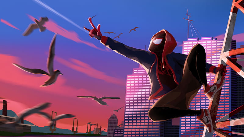 Spider Man Into The Spider Verse Art, spiderman-into-the-spider-verse,  spiderman, HD wallpaper | Peakpx