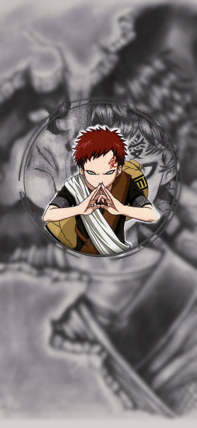 Gaara Symbol, Naruto Symbol HD phone wallpaper