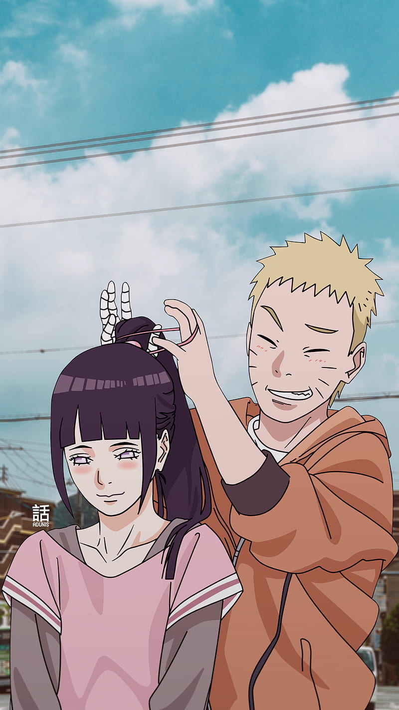 Naruto and hinata , anime, hinata hyuga, japan, naruto shippuden, HD phone wallpaper