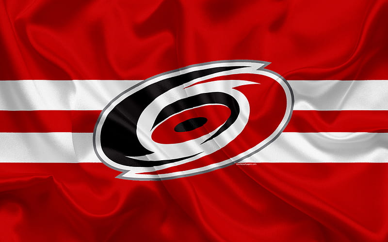 Carolina Hurricanes, hockey club, NHL, emblem, logo, National Hockey League, hockey, Raleigh, North Carolina, USA, HD wallpaper