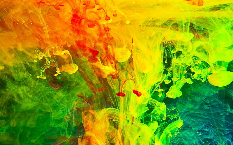 MIX 3D PAINT, red, nice, cool, green, hot, yellow, colour, HD wallpaper |  Peakpx