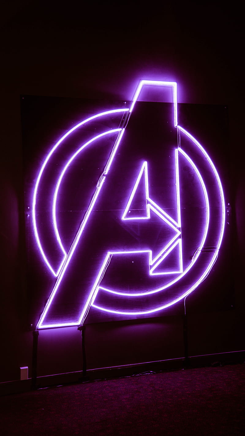 Avengers bright logo , marvels, super hero, avenger, HD phone wallpaper