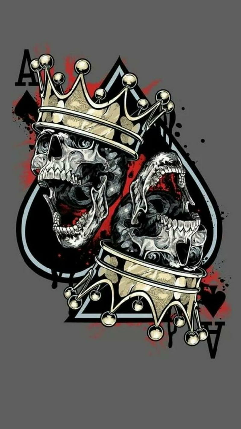 Meaning Of The Ace Of Spades Skull  Rebel Skull