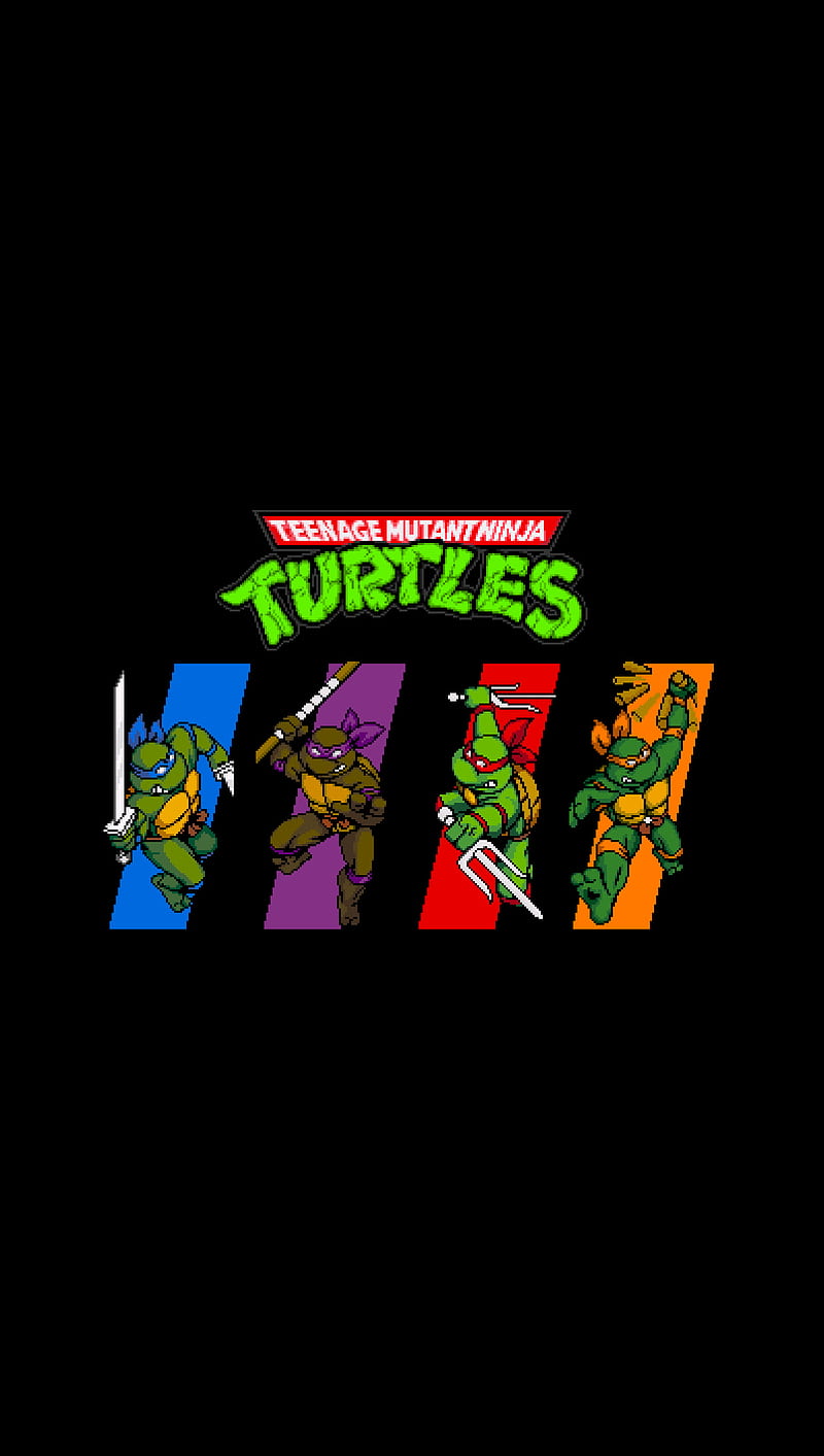 Turtles in Time, arcade, tmnt, HD phone wallpaper