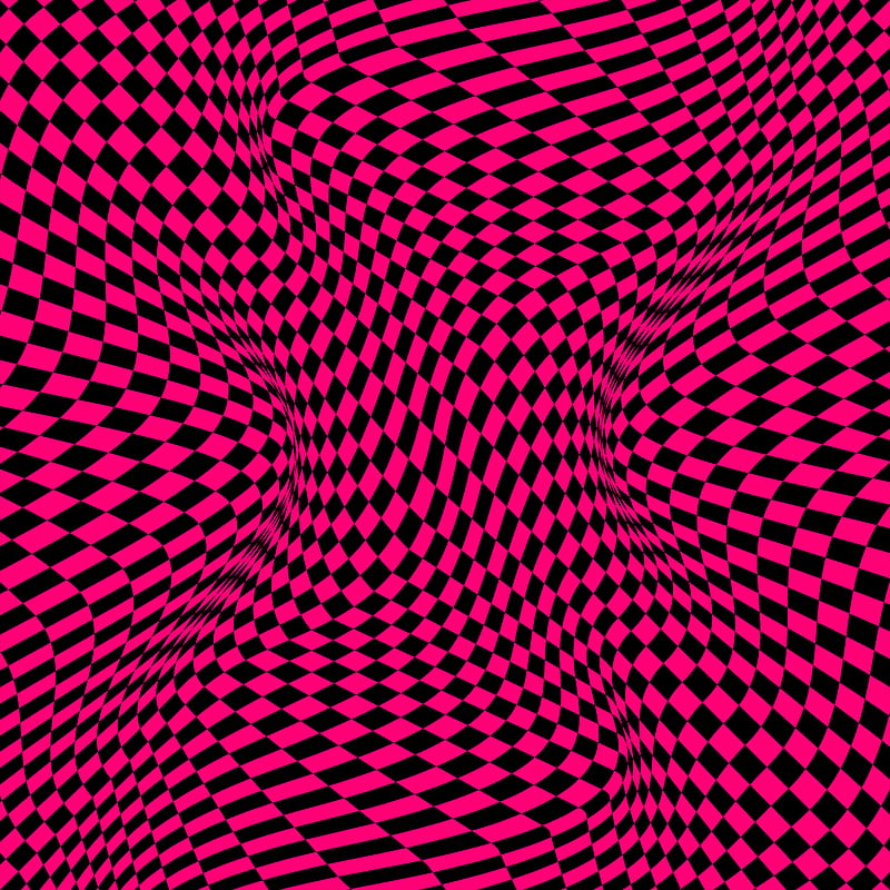 mesh, squares, distortion, abstraction, pink, HD phone wallpaper