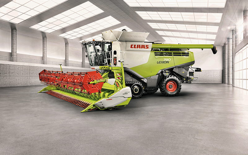CLAAS Lexion 780, 2019 combines, corn harvester, CLAAS, combine-harvester, new Lexion 780, agricultural machinery, HD wallpaper