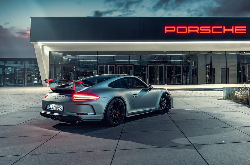 Porsche Gt3 Rear, porsche-gt3, porsche, carros, behance, HD wallpaper