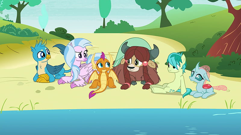 My Little Pony, My Little Pony: Friendship is Magic, Yona (My Little Pony) , Smolder (My Little Pony) , Sandbar (My Little Pony) , Ocellus (My Little Pony) , Silverstream (My Little Pony: Friendship is Magic) , Gallus (My Little Pony), HD wallpaper