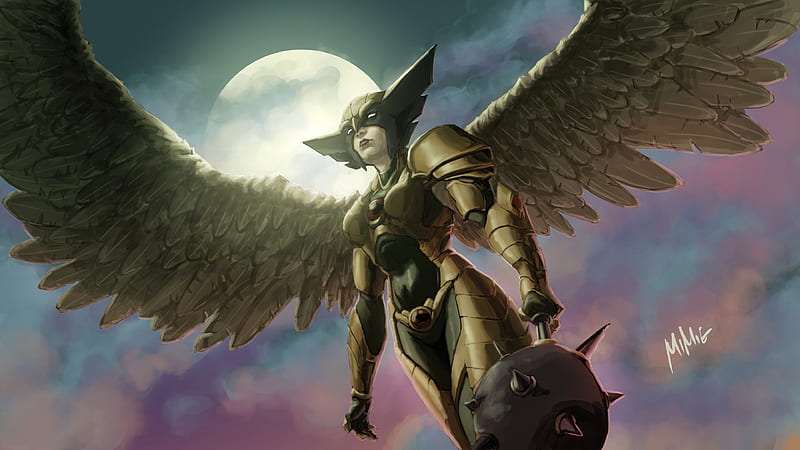 Hawkgirl 2020 , hawkgirl, superheroes, artwork, artist, artstation, HD wallpaper