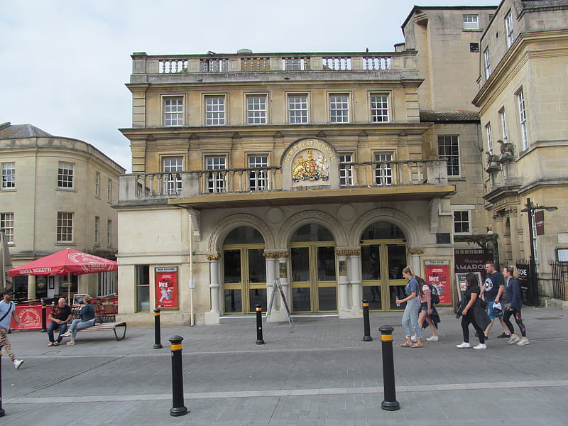 Theatre Royal, Bath, Architecture, Somerset, Theatres, Playhouses, UK, HD wallpaper