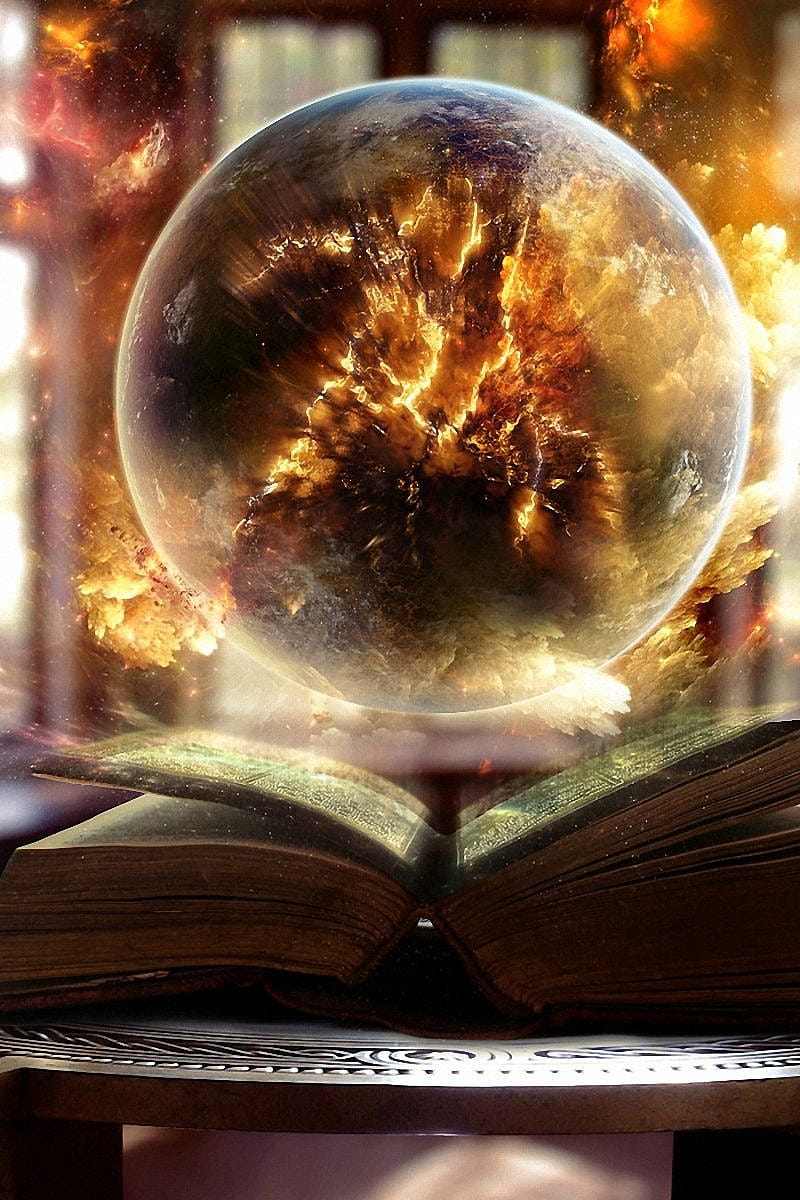 Book, Sphere, Magic, Sorcery Iphone 4s 4 For Parallax Background, Magical Books, HD phone wallpaper