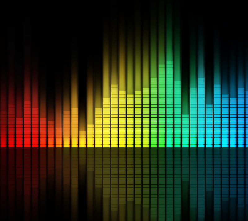 Equalizer, colorful, music, HD wallpaper