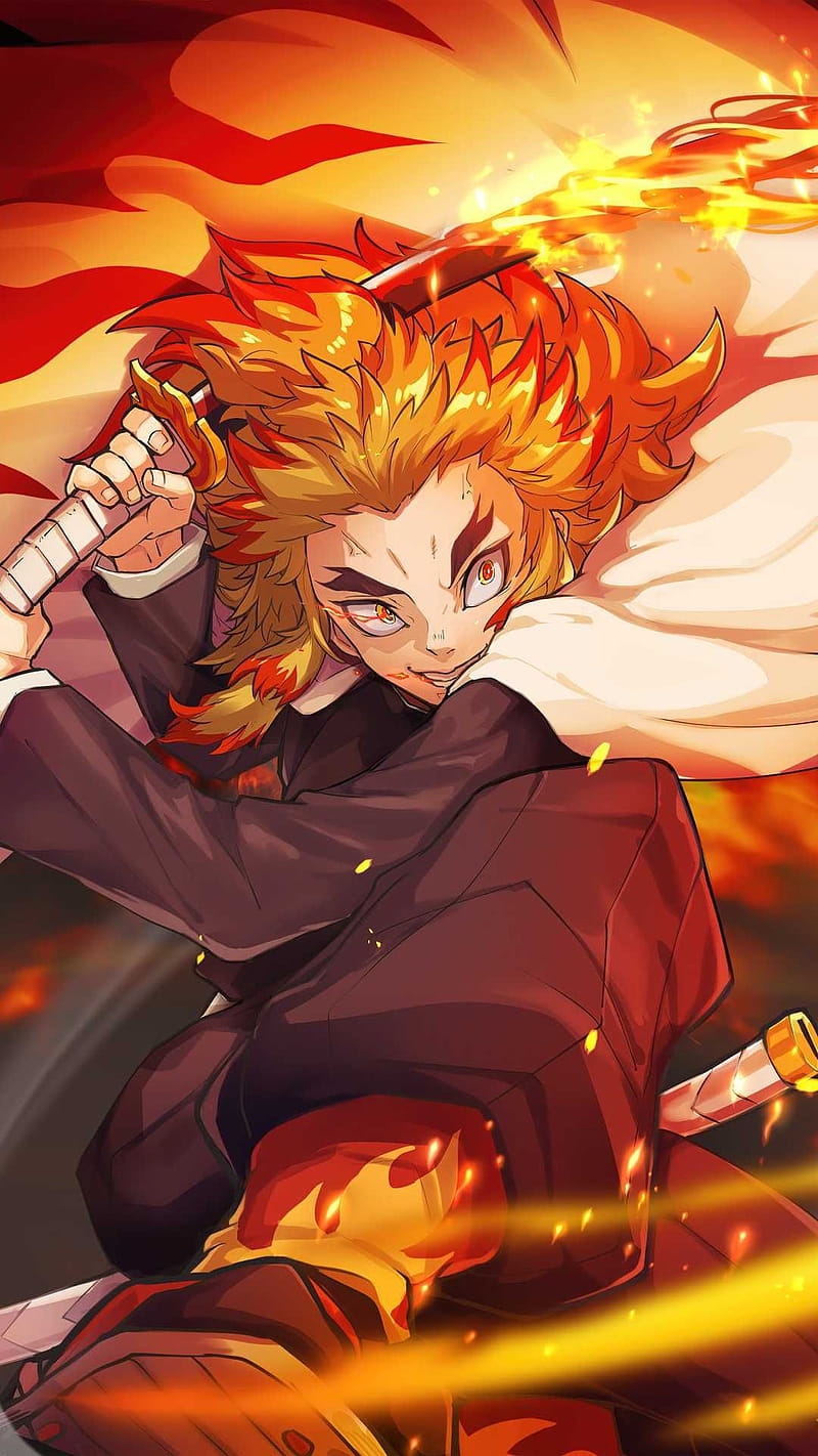 Rengoku sensei 🤍🔥 Oni.xi - Illustrations ART street