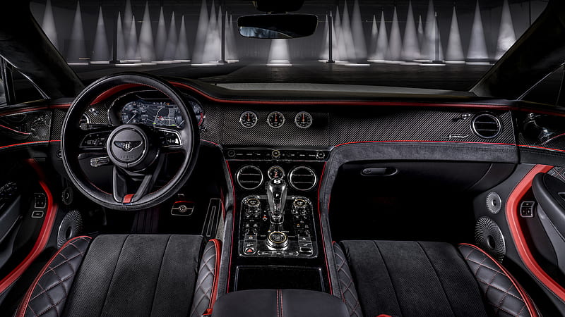 Bentley Continental GT Speed 2021 Interior, HD wallpaper
