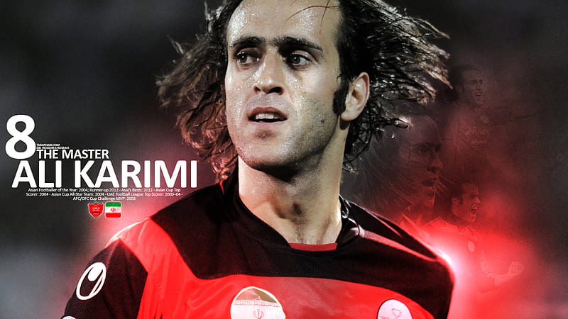 Soccer, Ali Karimi, Persepolis F.C., HD wallpaper