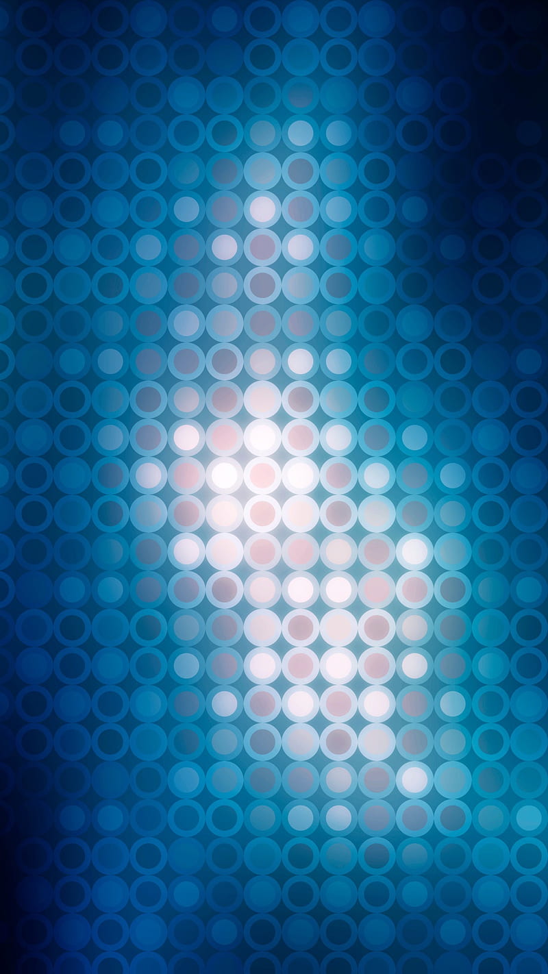 Dots, abstract, blue, pattern, texture, vector, white, HD phone wallpaper