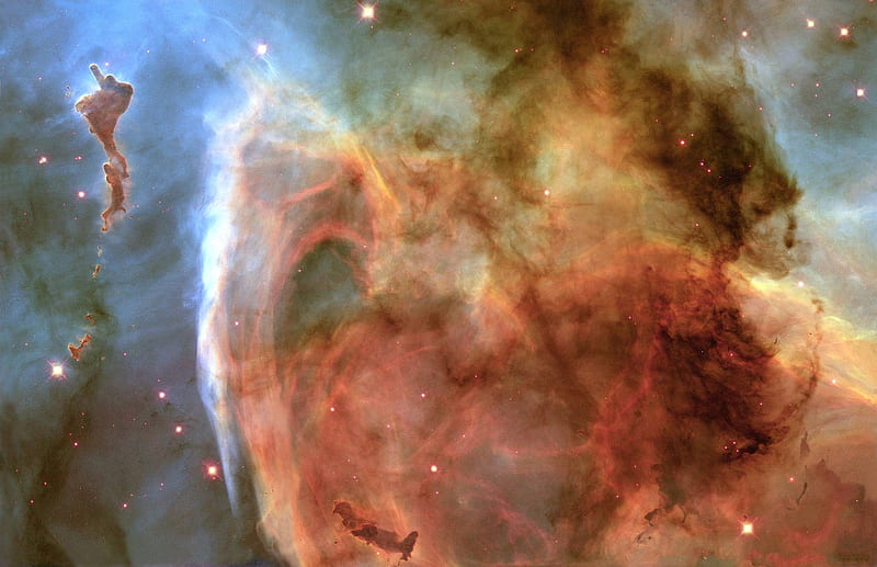 The Keyhole in the Carina Nebula, stars, cool, space, fun, galaxy, HD wallpaper