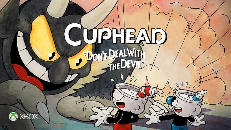 Video Game, Cuphead, Cuphead (Character), Mugman (Cuphead), The Devil (Cuphead), HD wallpaper