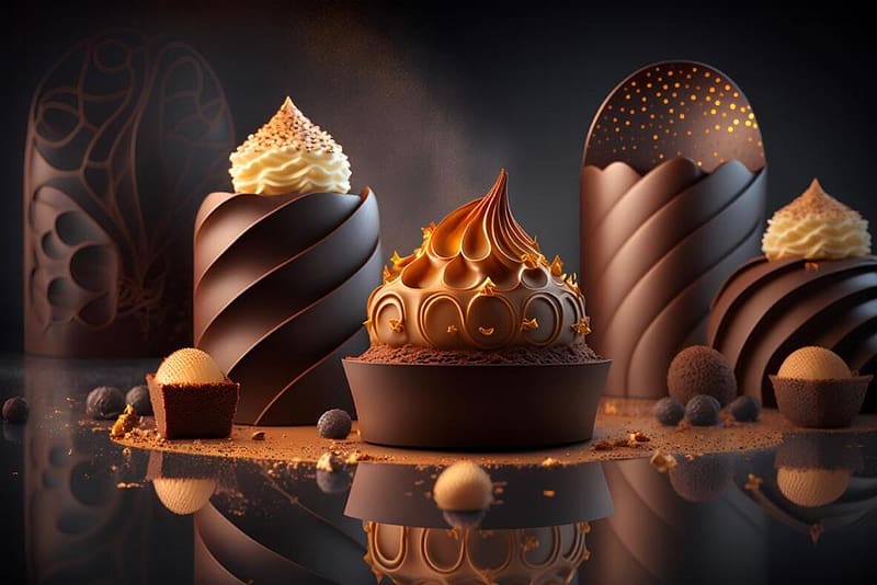 Chocolate cake, Ice cream, Chocolate, Cakes, Food, HD wallpaper