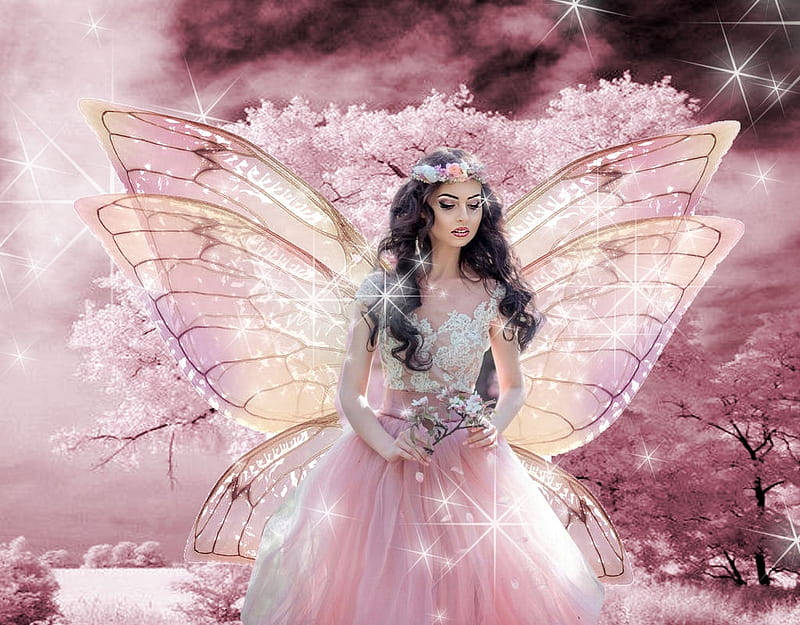 HD ethereal pink fairy wallpapers | Peakpx