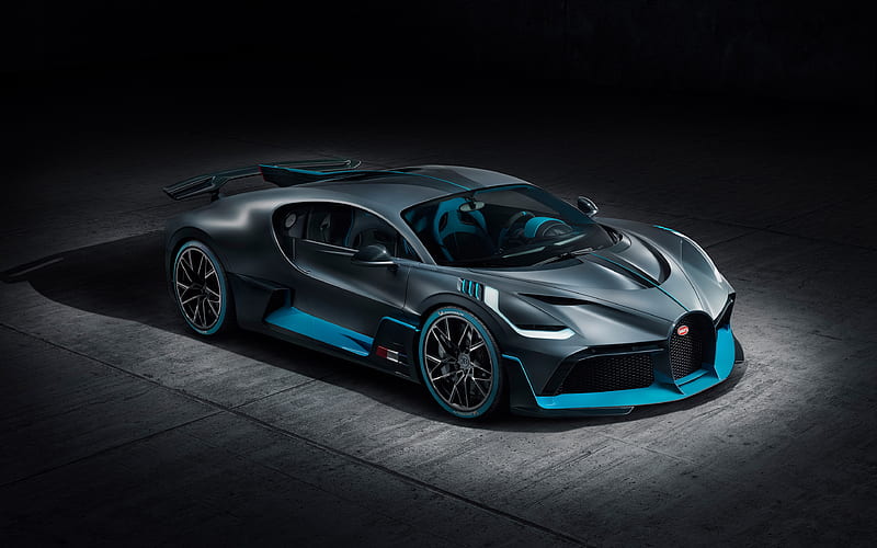 Bugatti Divo, darkness, hypercars, 2018 cars, new Divo, supercars, Bugatti, HD wallpaper