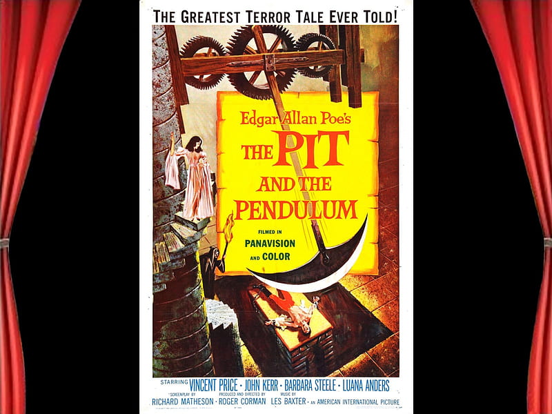 The Pit And The Pendulum01, posters, horror, classic movies, The Pit And The Pendulum, HD wallpaper