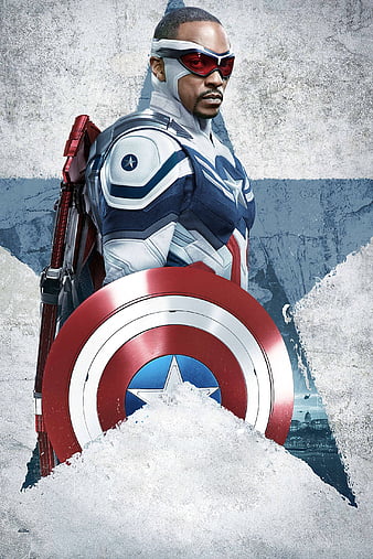 Anthony Mackie as Captain America, HD phone wallpaper