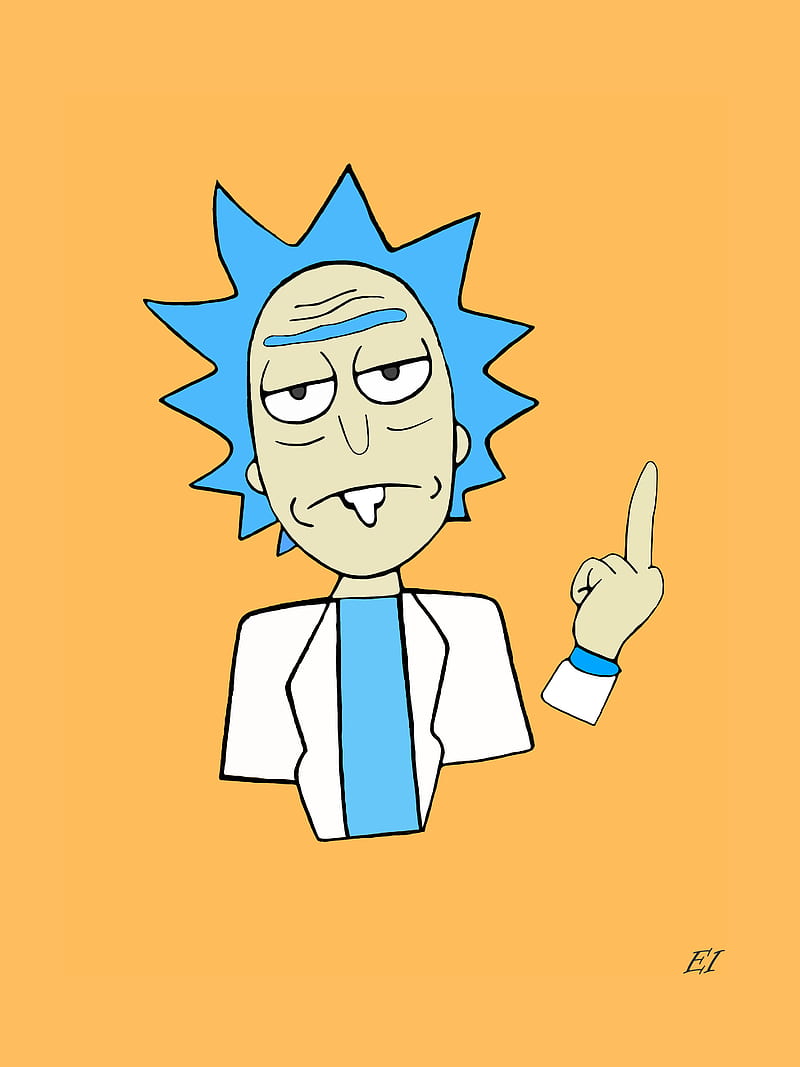 How To Make The Best Rick and Morty Costumes for Halloween rick and morty  middle finger HD phone wallpaper  Pxfuel