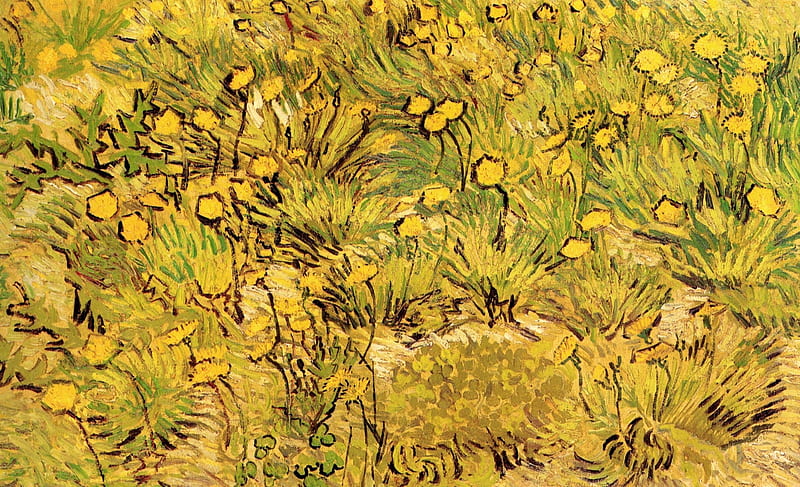 Artistic, Vincent Van Gogh, Yellow Flower, HD wallpaper