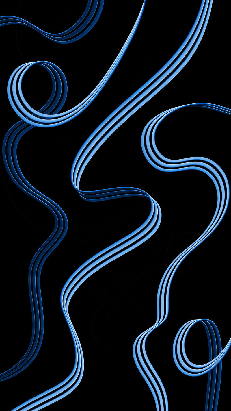 blue belts abstract, belt, black, blue, line, pattern, simple, soft, tape, texture, HD phone wallpaper