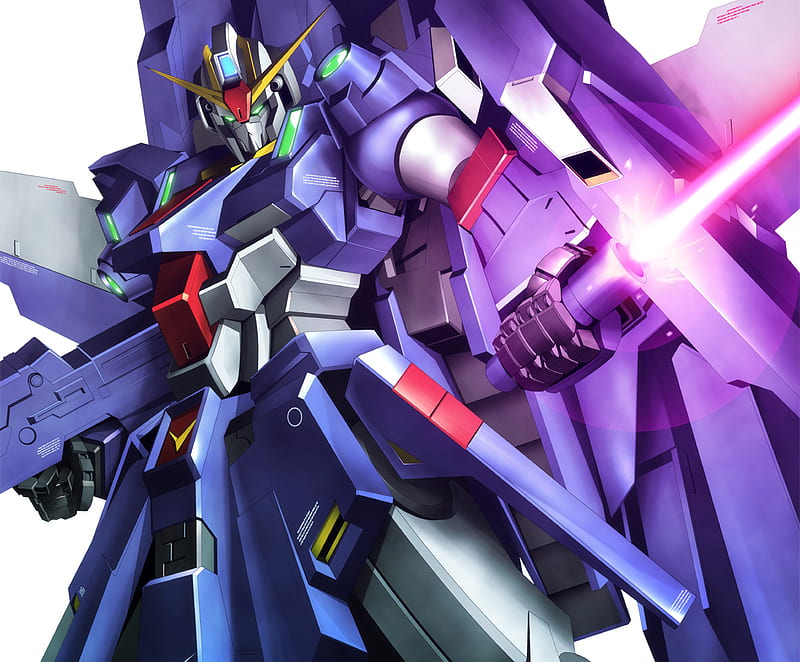 Zeta Gundam, beam saber, game, custom, mobile suits, kamille bidan, gundam, mecha, anime, ms, HD wallpaper
